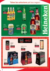 Folleto GM Cash & Carry Página 8: Estrella Galicia Cervesa €2,25, Heineken Cervesa €0,60