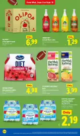 Lidl weekly ad week 37 Page 18: Jarritos natural flavor soda €1,29, Olipop crisp apple 4-pack €6,99