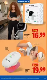 Lidl weekly ad week 37 Page 29: SensiPlast cupping massager €19,99, Brookstone smart body measuring tape €16,99
