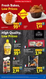 Lidl weekly ad week 37 Page 9: Lidl pumpkin muffin €1,49, Lidl pumpkin Danish €0,99