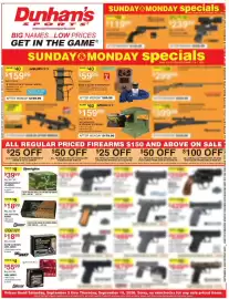 Dunham's Sports weekly ad week 36 Page 1: Mudboy 18' Crossfire Xt 2-Man Ladder €159,99