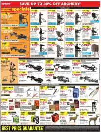 Dunham's Sports weekly ad week 36 Page 13: Montec 3-Pack Broadheads €34,99, Nap Spitfire Broadheads €19,99
