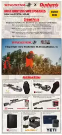 Dunham's Sports weekly ad week 36 Page 3: Benelli Winchester Benelli Nova 3 Camo 12ga Shotgun €590,89