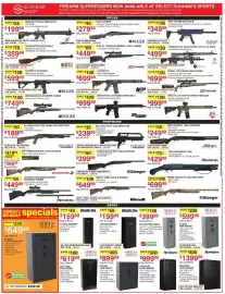 Dunham's Sports weekly ad week 36 Page 4: Rock Island/Derya Tm22 18" Semi-Auto 22lr €199,99