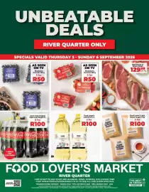 Food Lover's Market catalogue Page 1: Coca cola - original taste less sugar €100,00, Lovers+ - light brown sugar €100,00