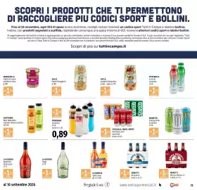 Volantino Emi Market Pagina 13: Aperitivo Spritzzoso La Gioiosa €1,00, Sant'Anna Best Hydration Isotonica €1,00