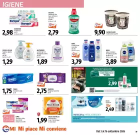 Volantino Emi Market Pagina 29: Biorepair Dentifricio €2,98, NIVEA Crema Corpo assortita €3,79