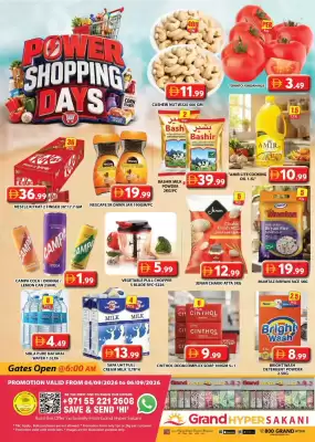 Grand Hyper Market catalogue (valid until 6-09)