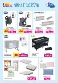 Volantino Universo Bimbo Pagina 6: Culla fianco letto Next2Me Forever chicco €369,00, Chicco Marsupio Easy Fit €44,99