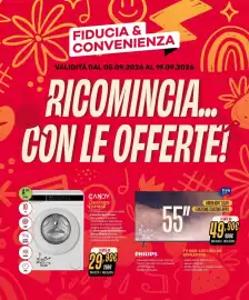 Volantino Fiducia & Convenienza Pagina 1: Candy lavatrice EY2108S €29,90