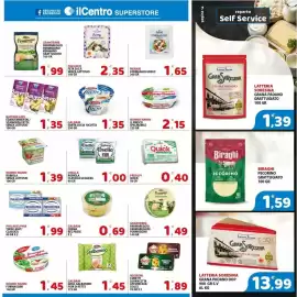 Volantino Il Centro Superstore Pagina 7: Biraghi pecorino grattugiato €1,59, Robiola Nonno Nanni senza lattosio €1,39