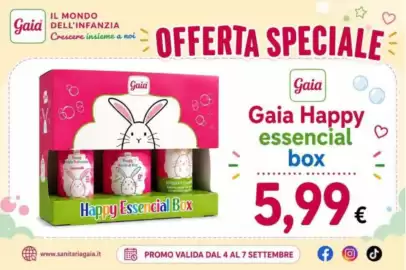 Volantino Sanitaria Gaia Pagina 11: Gaia Happy essencial box €5,99