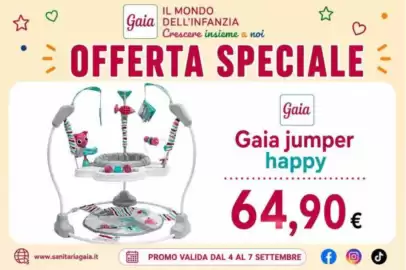 Volantino Sanitaria Gaia Pagina 21: Gaia jumper happy €64,90