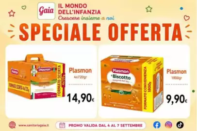 Volantino Sanitaria Gaia Pagina 3: Plasmon biscotto €14,90, Plasmon il Biscotto €9,90