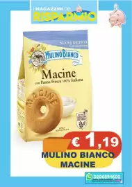 Volantino Magazzini del Risparmio Pagina 20: Mulino Bianco Macine €1,19