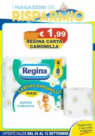 Volantino Magazzini del Risparmio Pagina 8: Regina cartacammomilla maxi €1,99