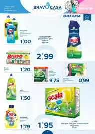 Volantino Bravo Casa Pagina 3: Scala brillantante 5 in 1 €1,50, Scala pastiglie 5in1 per lavastoviglie al limone €1,95