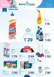 Volantino Bravo Casa Pagina 4: Palmpro guanti monouso in nitrile azzurro €2,99, Ecoplast paletta alzaimmondizia €1,50