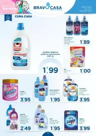 Volantino Bravo Casa Pagina 6: Felce azzurra ammorbidente €1,95, Coccolino ammorbidente concentrato €3,95