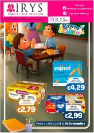 Volantino Irys Pagina 1: Plasmon Manzo €2,79, Mellin Mela Banana €2,99