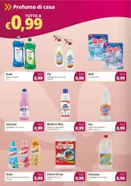 Volantino Acqua & Sapone Pagina 2: Bref Tavoletta WC €0,99, Fly Detergente casa spray €0,99