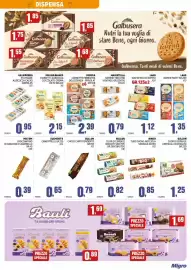 Volantino Migro Pagina 11: Cornetto Fibrextra Dolcesenza - Privolat €2,39, Lago wafer party €1,35