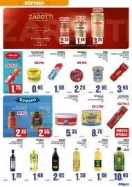 Volantino Migro Pagina 15: Filetto di tonno Romero €2,55, Tonno all'olio di oliva Callipo €3,95