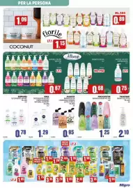 Volantino Migro Pagina 19: Aquaviva Bagnodoccia Cheesecake-Cookies Latte e Miele €0,95, Bagnoschiuma Pino Silvestre €1,25