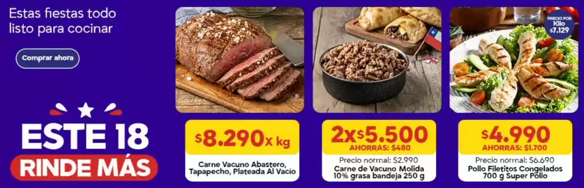Catálogo Super Bodega a Cuenta Página 2: Pollo filetitos congelados €4.990,00