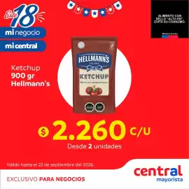Catálogo Central Mayorista Página 10: Hellmann's - ketchup €2.260,00
