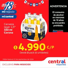 Catálogo Central Mayorista Página 12: Corona - cerveza €4.990,00
