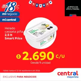 Catálogo Central Mayorista Página 13: Helado cassata pina €2.690,00