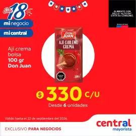 Catálogo Central Mayorista Página 4: Don juan - alimento crema bolsa €330,00