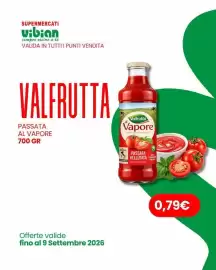 Volantino Vibian settimana 36 Pagina 3: Valfrutta passata al vapore €0,79