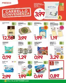 Volantino Hardis Pagina 6: Formaggio pecorino l'ovile €3,99, Caciotta/Provolone dolce senza lattosio €1,19
