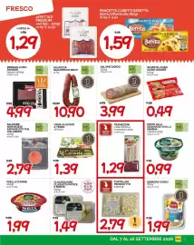 Volantino Hardis Pagina 7: Uova allevate a terra nonna Carmela €1,39, Bresaola Pro Panzeri €4,99