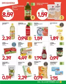 Volantino Hardis Pagina 9: Polpa di pomodoro Mutti €1,59, Passata di pomodoro Pomi €0,99
