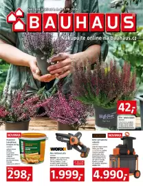 Bauhaus leták Strana 1: Black+Decker drtič zahradního odpadu 34303054 €4.990,00, Mr. Garden trávníkové hnojivo podzim €298,00