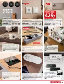 Bauhaus leták Strana 25: Abb vypínačová série Zoni €429,00, Legrand vypínačová série Suno €119,00