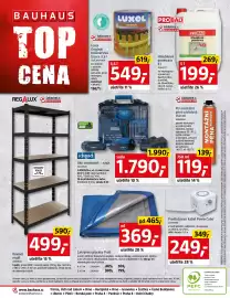 Bauhaus leták Strana 32: Scheppach aku šroubovák sada €1.790,00, Luxol Originál €549,00