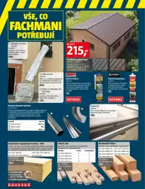 Bauhaus leták Strana 4: Soudal střešní silikon €157,00, Debbex tekutá membrána €211,00