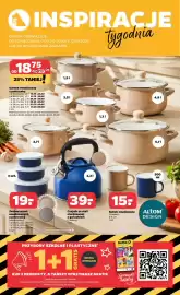 Netto gazetka tydzień 37 Strona 2: Kubek emaliowany Altom Design €15,00, Czajnik ze stali nierdzewnej z gwizdkiem €39,00