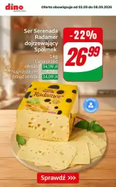 Dino gazetka Strona 9: Ser Serenada Radamer dojrzewający Spomlek €26,99