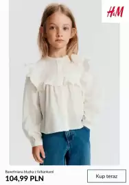 H&M gazetka tydzień 36 Strona 10: Bawełniana bluzka z falbankami H & M €104,99