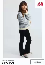 H&M gazetka tydzień 36 Strona 2: Flared cotton leggings H & M €34,99