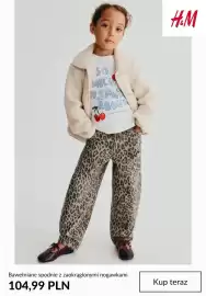 H&M gazetka tydzień 36 Strona 5: Bawełniane spodnie z zaokrąglonymi nogawkami H & M €104,99