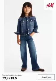 H&M gazetka tydzień 36 Strona 6: Superstretch Wide Leg Jeans H & M €79,99