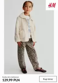 H&M gazetka tydzień 36 Strona 9: Kurtka miś z kołnierzem H & M €129,99