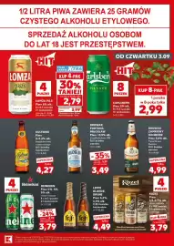 Kaufland gazetka Strona 21: Piwo bezalkoholowe Browar Fortuna Miłosław IPA €3,49, Piwo bezglutenowe Kultowe €4,27