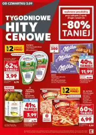 Kaufland gazetka Strona 6: Pizza Guseppe Ham & Mushroom Dr. Oetker €6,99, Twaróg wiejski klinek półtłusty Piątnica €3,99